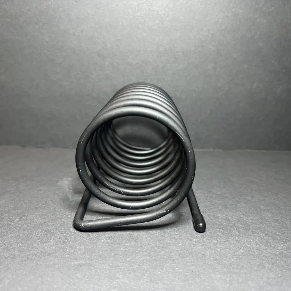 Black Metal Wire Spiral Coil Mail Letter Holder Office Desk Organizer 3 x 5.75